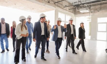 Orrego supervisó el avance del nuevo Hospital Aldo Cantoni: La obra ya supera el 87%