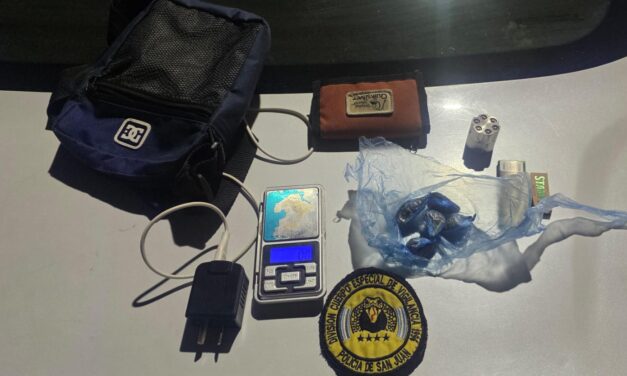 Detienen a un joven con droga fraccionada y una balanza en Capital
