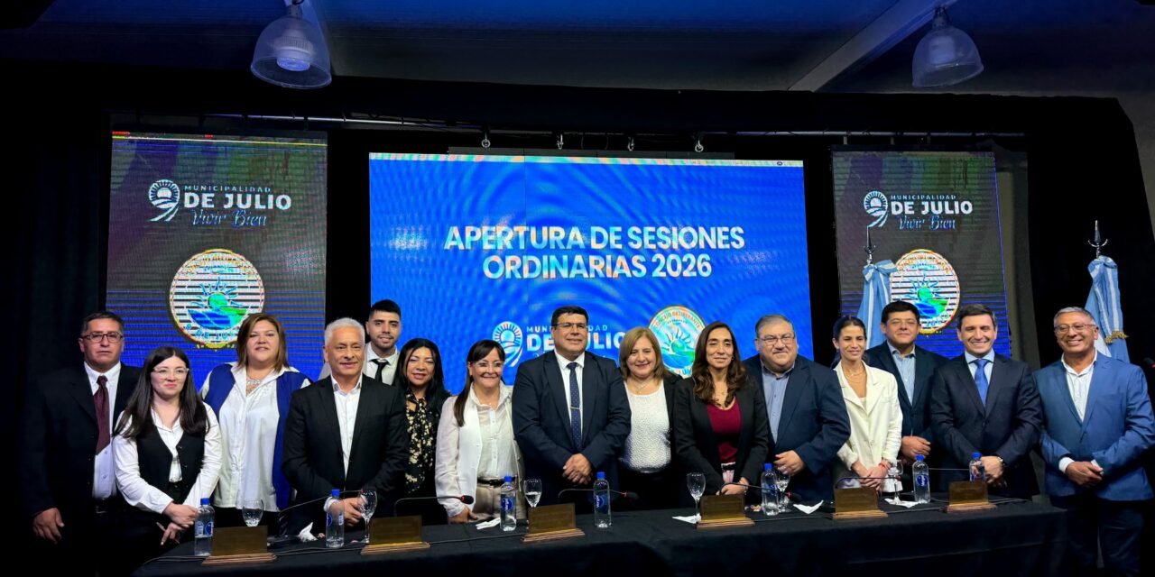 Banega abrió sesiones con eje en obras, empleo y contención social en 9 de Julio