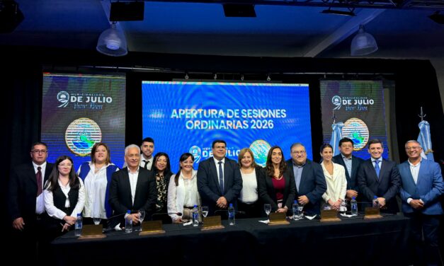 Banega abrió sesiones con eje en obras, empleo y contención social en 9 de Julio