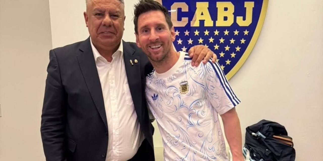 El mensaje de Chiqui Tapia tras los amistosos de la Selección Argentina y la foto con un Messi sonriente: «Vamos con todo»