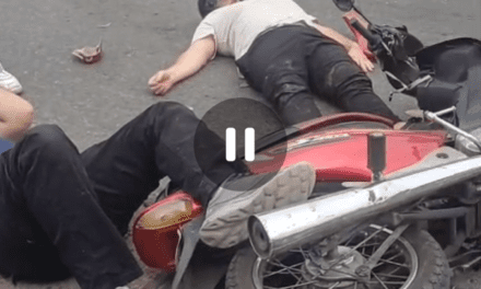 Último momento: Choque de motos frente a la Católica y hay heridos