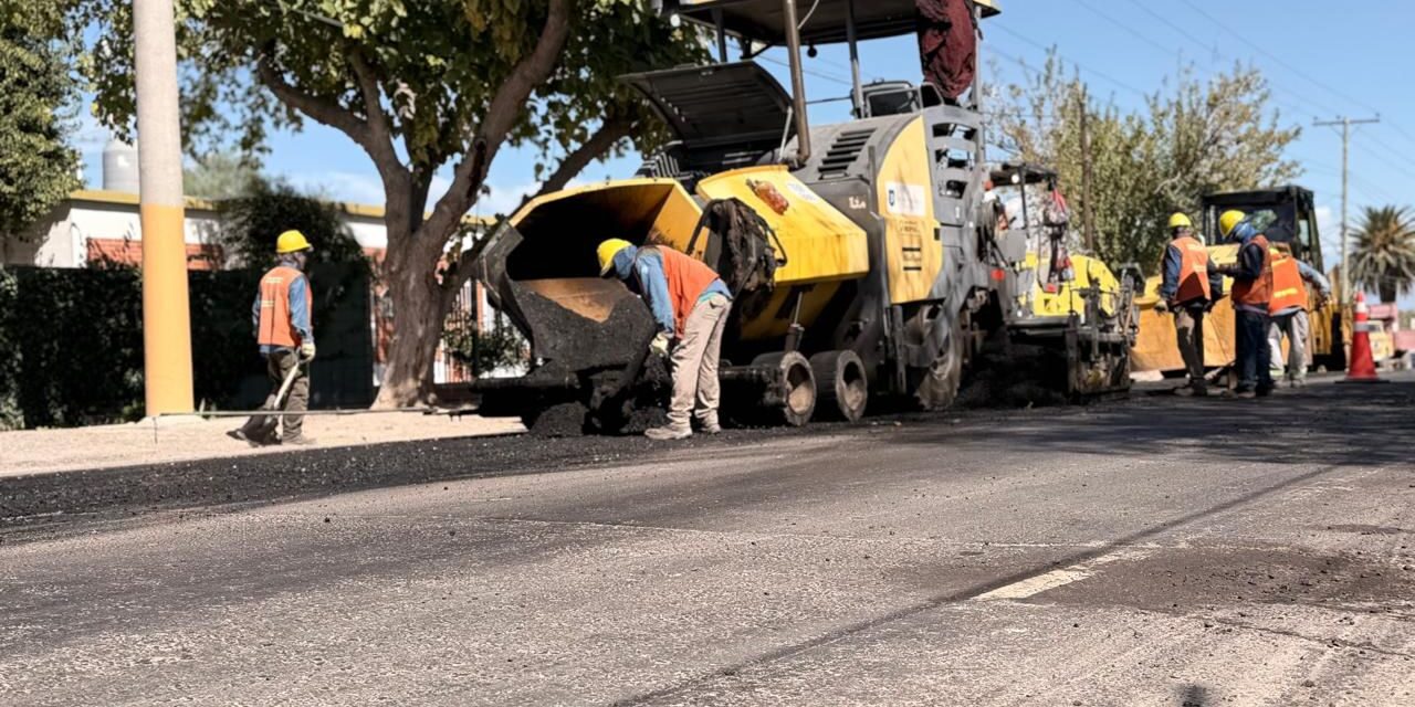 Avanza la repavimentación en un tramo clave de avenida Libertador
