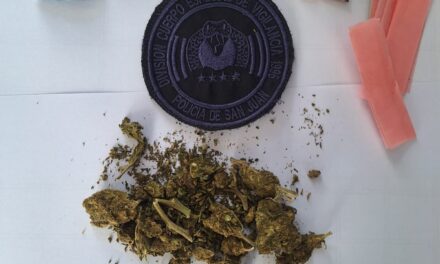 Detuvieron a un hombre con marihuana fraccionada en plena Plaza 25 de Mayo