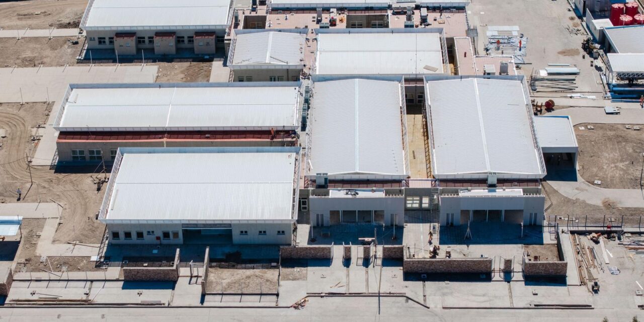 Recta final para el nuevo hospital de Angaco: la obra ya supera el 90% de avance