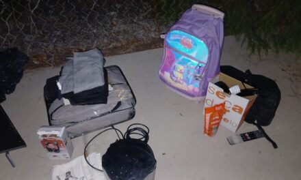 Detuvieron en Santa Lucía a un hombre que llevaba electrodomésticos robados en bicicleta