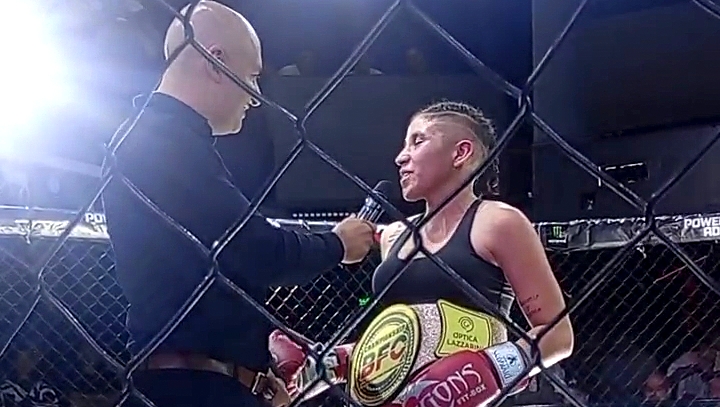 Natacha Heredia, campeona argentina de kickboxing