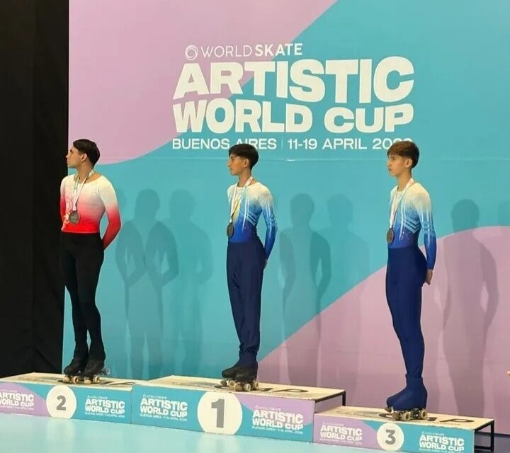 San Juan en lo más alto: Jesús Morte campeón mundial en la World Cup de patinaje artístico