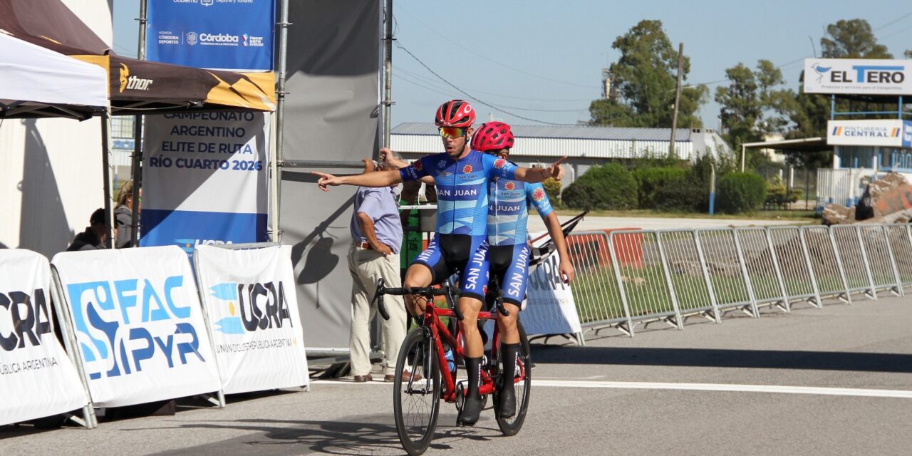 El ciclismo sanjuanino brilló en Río Cuarto con un medallero cargado