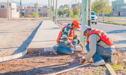 Plan de obras: Rivadavia interviene un barrio clave con nuevas veredas