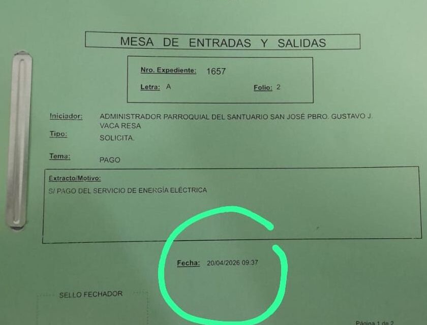 Corte de luz en el santuario de Jáchal: El municipio lo atribuyó a una demora administrativa