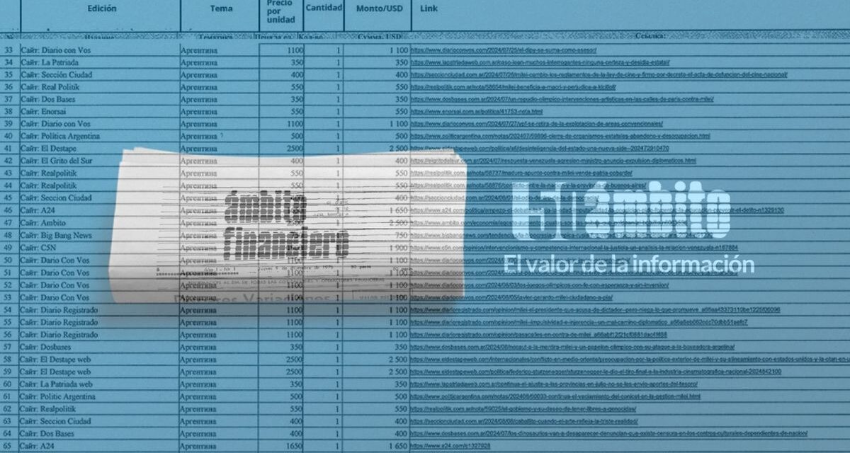 No constatamos que haya recibido dinero de Rusia