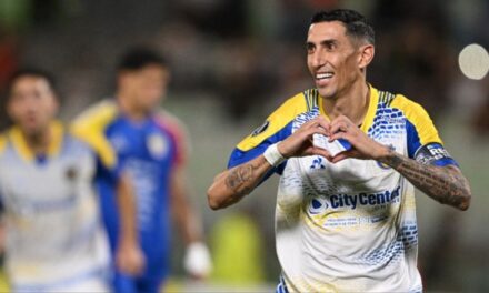 Rosario Central goleó a UCV: Di María marcó su primer gol en Libertadores