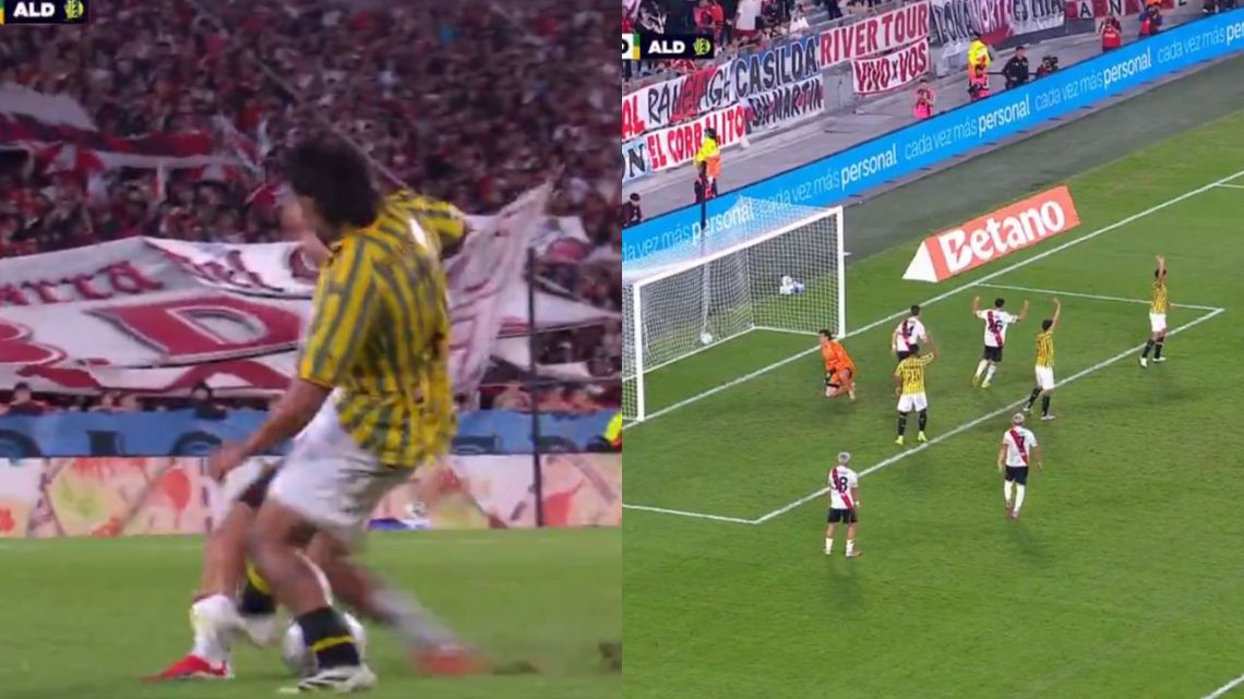 Polémica en el Monumental: el gol de River ante Aldosivi bajo la lupa por un posible foul previo