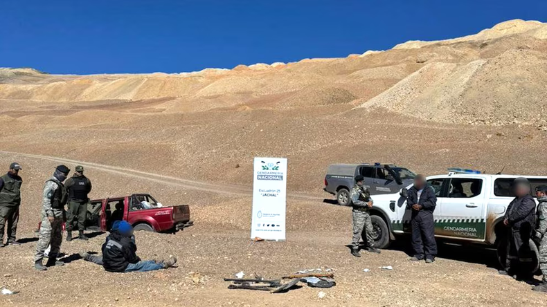 Cayeron cuatro mineros chilenos por extraer oro ilegal en la cordillera sanjuanina