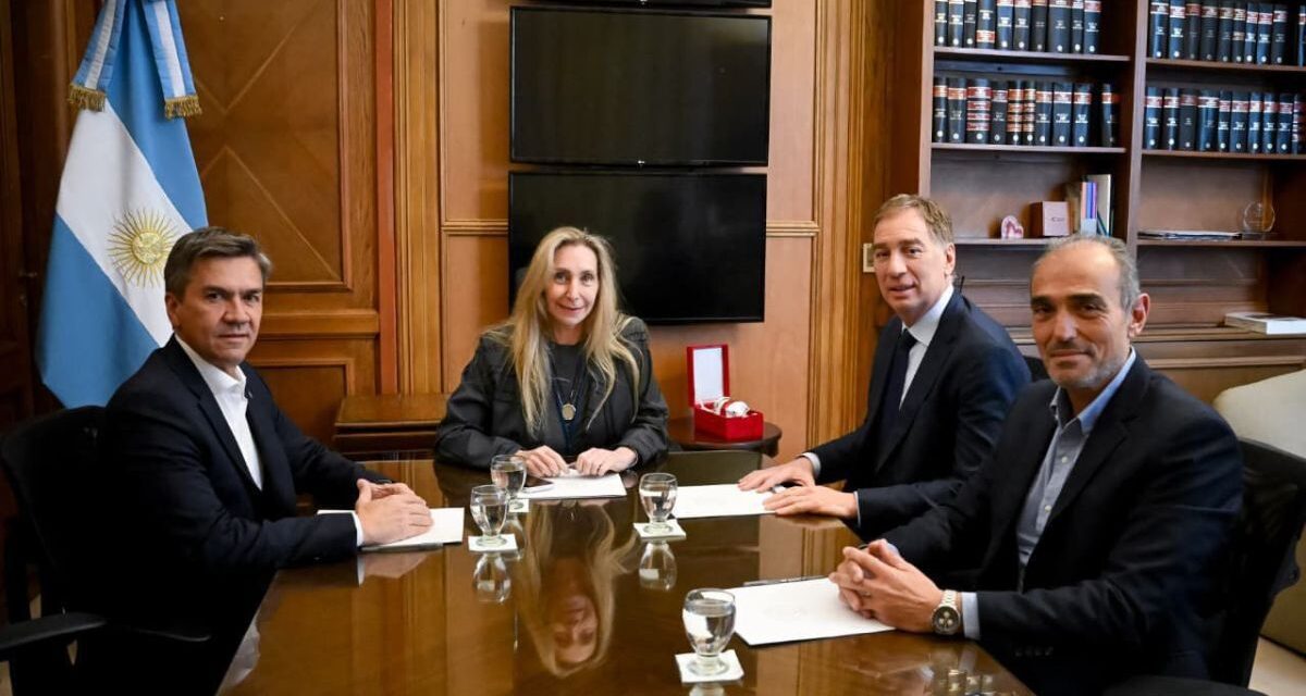 Karina Milei recibió en la Casa Rosada al gobernador de Chaco, Leandro Zdero