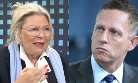 Elisa Carrió cuestionó la visita de Peter Thiel y advirtió sobre su influencia en la Argentina