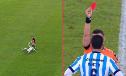 Marcos Rojo tuvo un clásico para el olvido: error y roja en el Racing vs River
