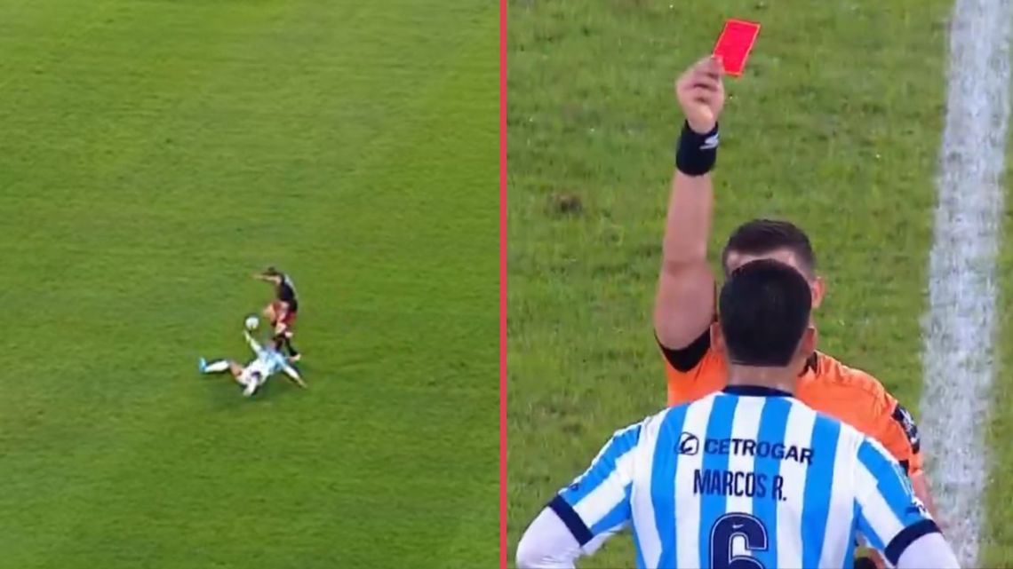 Marcos Rojo tuvo un clásico para el olvido: error y roja en el Racing vs River