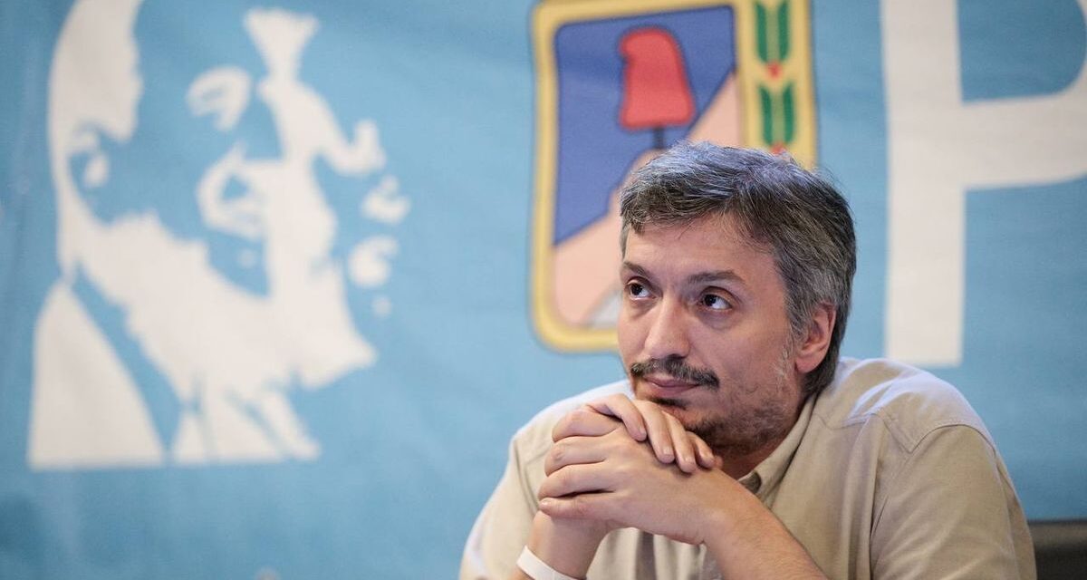 Máximo Kirchner rechazó un frente anti-Milei de cara a 2027