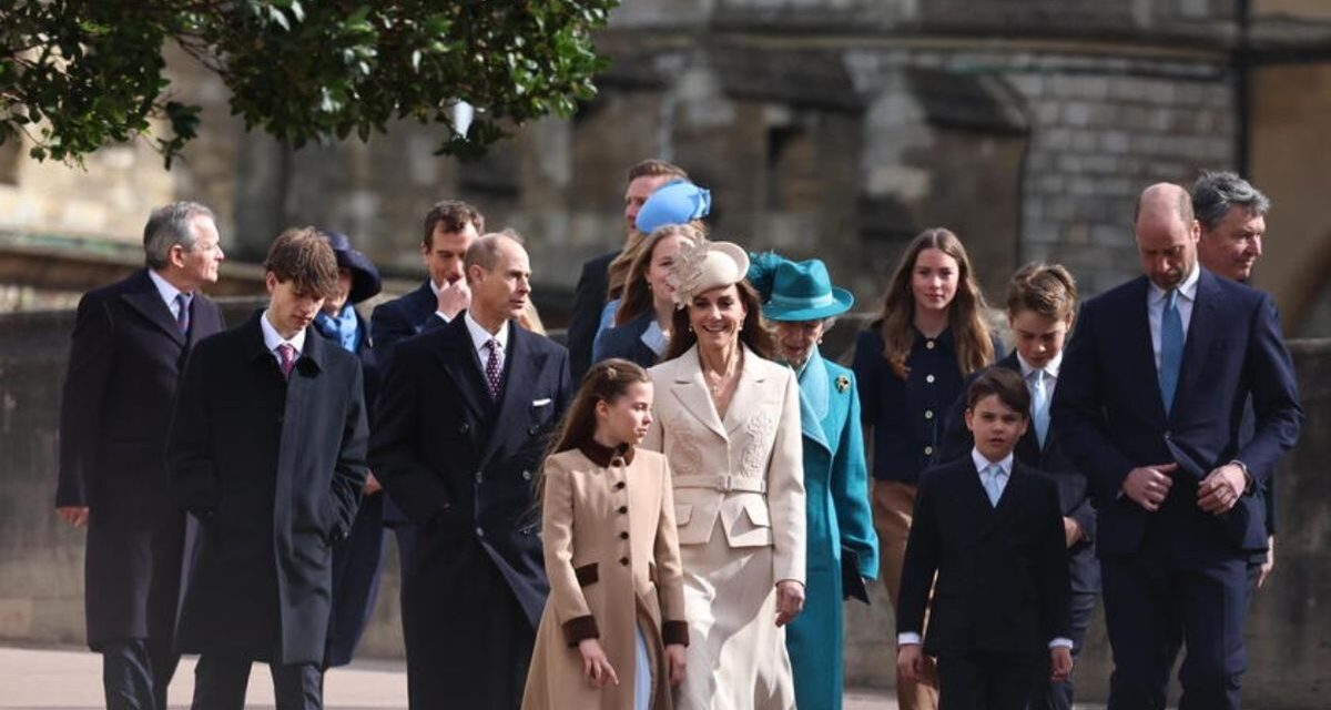 La familia real británica se muestra unida tras el escándalo por el príncipe Andrés