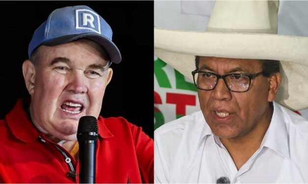 Roberto Sánchez y Rafael López Aliaga compiten por entrar al balotaje