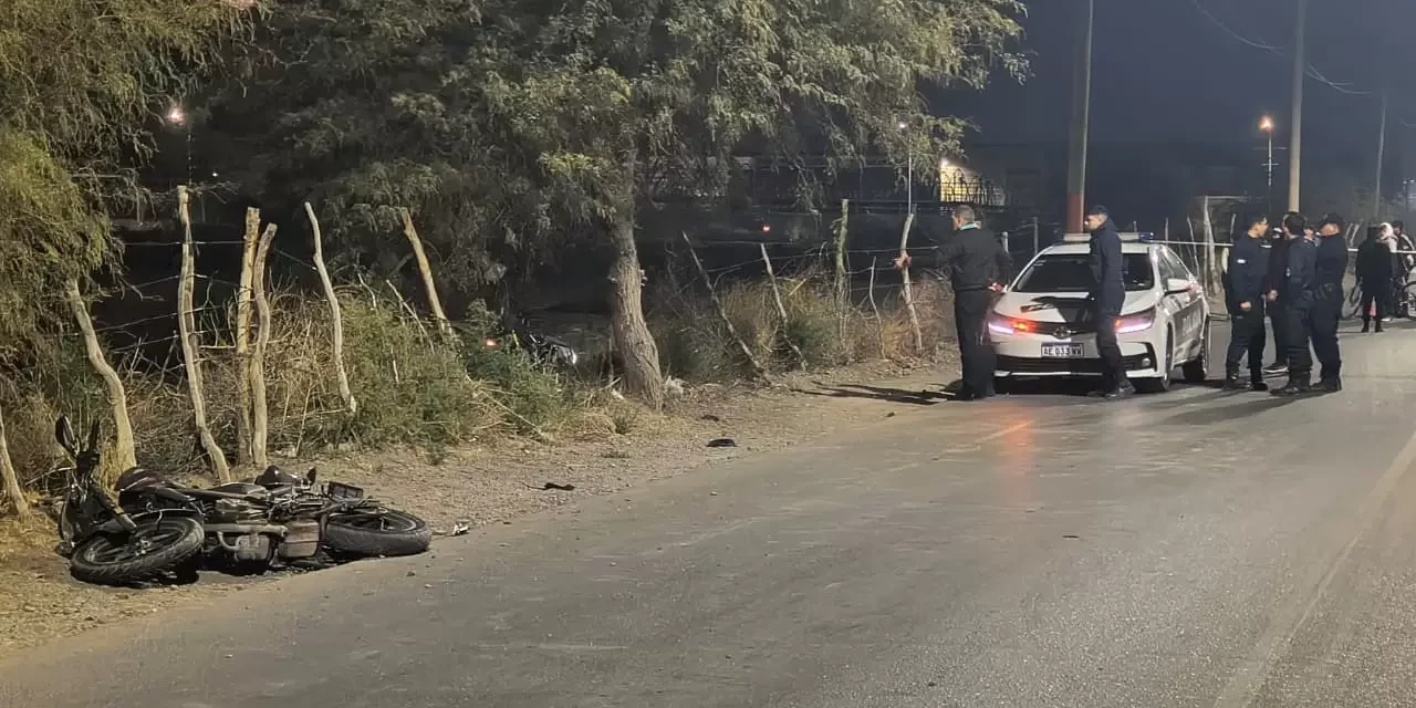 Murió un motociclista tras un violento choque entre dos motos en Chimbas