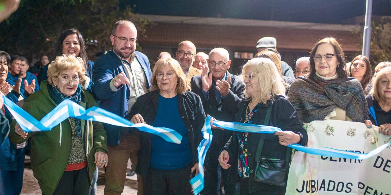 Inauguraron mejoras en la Unión Vecinal Rodríguez Pinto de Rivadavia