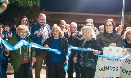 Inauguraron mejoras en la Unión Vecinal Rodríguez Pinto de Rivadavia