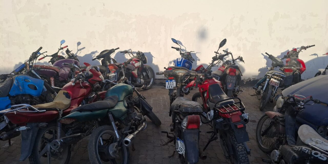 Megaoperativo en Caucete: secuestraron 25 motos, bicicletas y equipos de audio