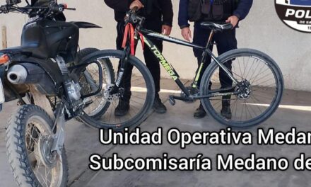 Detuvieron a un hombre en Rawson por circular en una bicicleta robada desde 2025