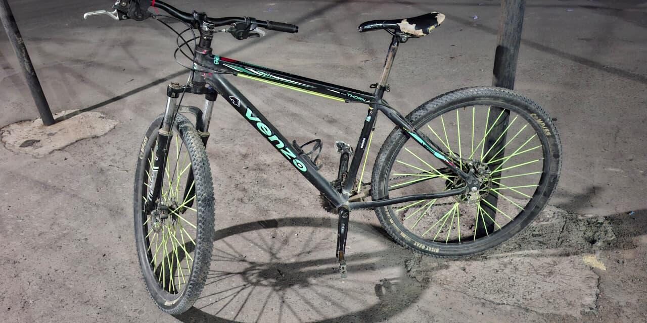 Persecución y caída: Robó una bicicleta en Chimbas y terminó detenido en flagrancia