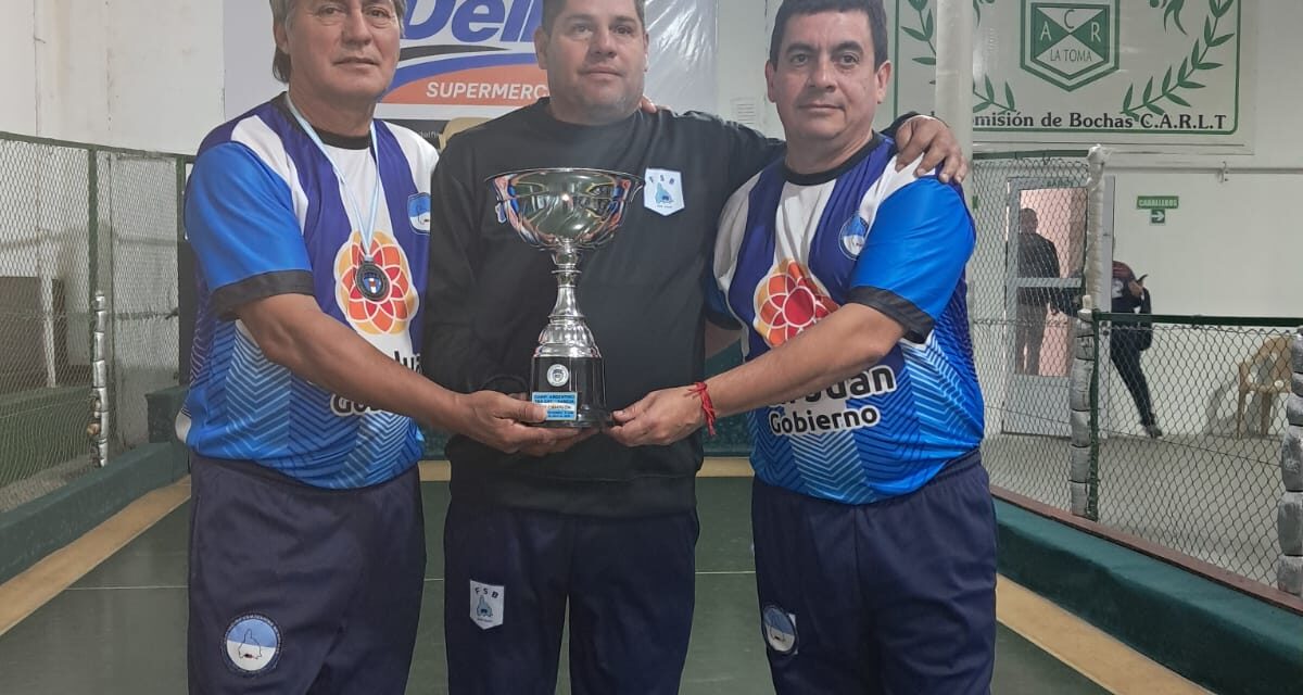 Bochas: San Juan volvió a destacarse a nivel nacional y fue subcampeón en La Toma