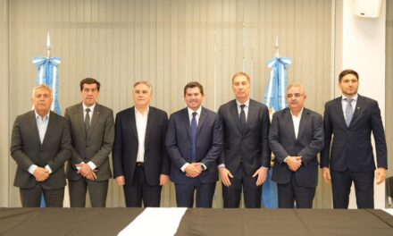 Orrego reunió a gobernadores en la Expo Minera y firmó acuerdos estratégicos con Santa Fe y Mendoza