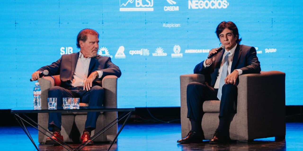 Zuchovicki y Gutiérrez analizaron en San Juan el nuevo escenario económico y el impulso de la minería