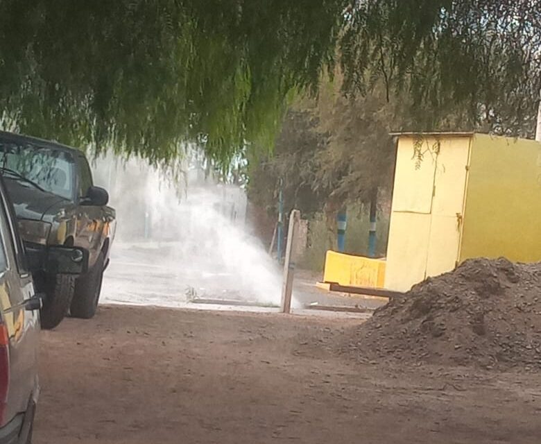Mirá las imágenes del escape de gas en Campo Afuera: bomberos y policías trabajan contrarreloj