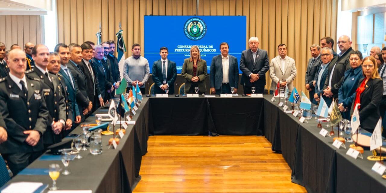 Enrique Delgado representó a San Juan en el Consejo Federal de Precursores Químicos