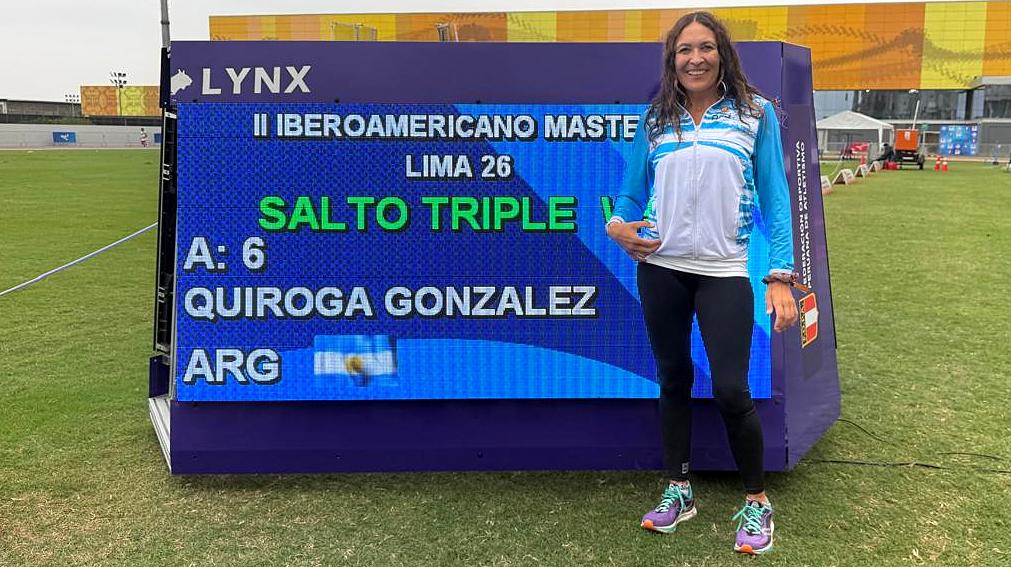 Adriana Quiroga brilló en Lima