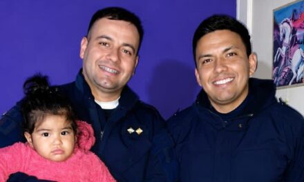 Caucete: dos  policías le salvaron la vida a una bebé de un año