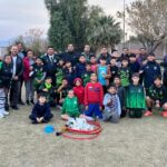Club Cabral recibió elementos deportivos para fortalecer su escuelita de fútbol
