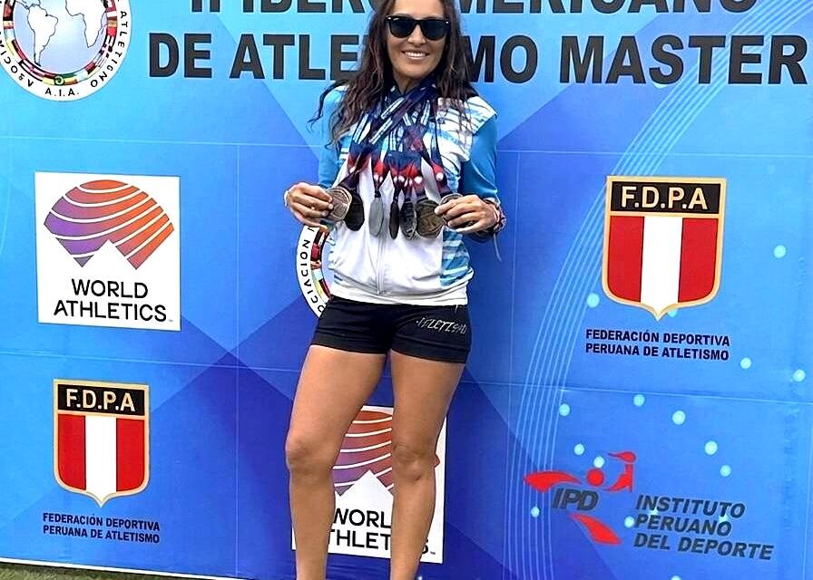 Adriana Quiroga brilló en Lima y sumó siete medallas para San Juan