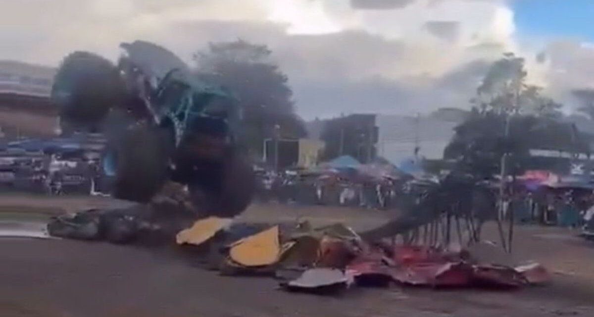 Tres muertos y varios heridos en un show de Monster Truck