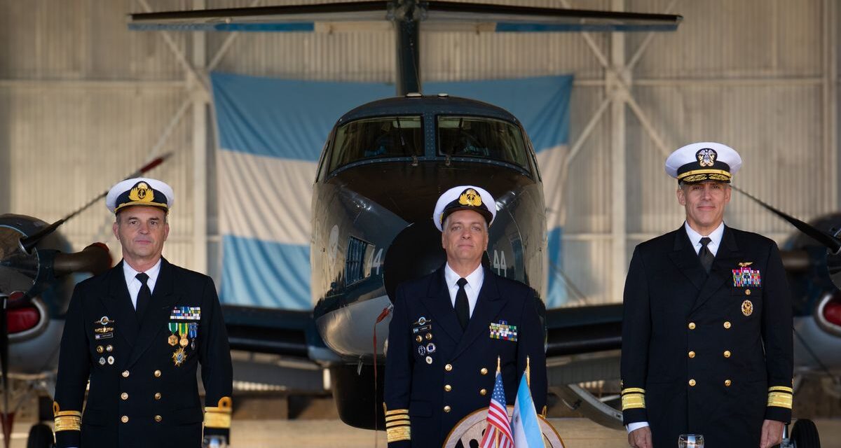 La Armada y el Comando Sur de EEUU ampliarán la vigilancia del Mar Argentino por cinco años