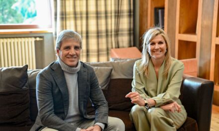 Luis Caputo se reunió con la reina Máxima previo a su participación en el Foro Llao Llao