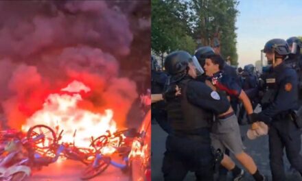 Caos en París: graves disturbios y choques con la policía tras el título del PSG