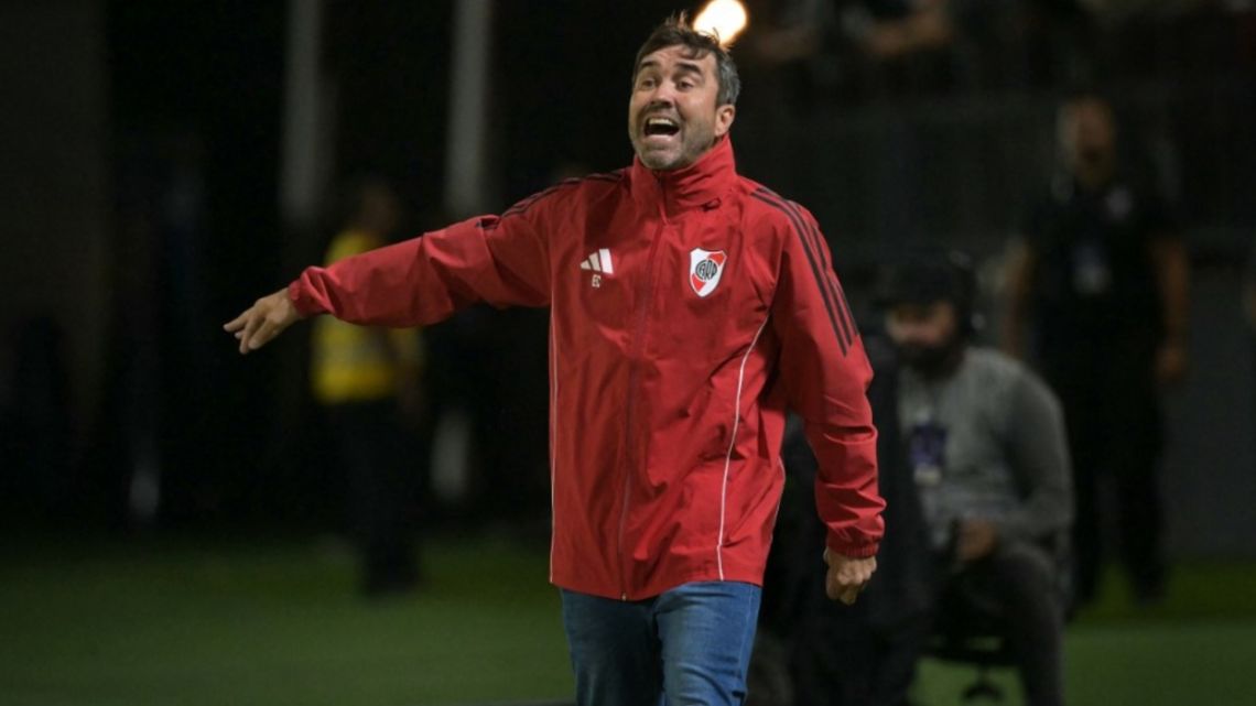 El Chacho Coudet festejó la victoria de River, pero fue autocrítico con el plantel: «No encontramos el fútbol que queríamos»