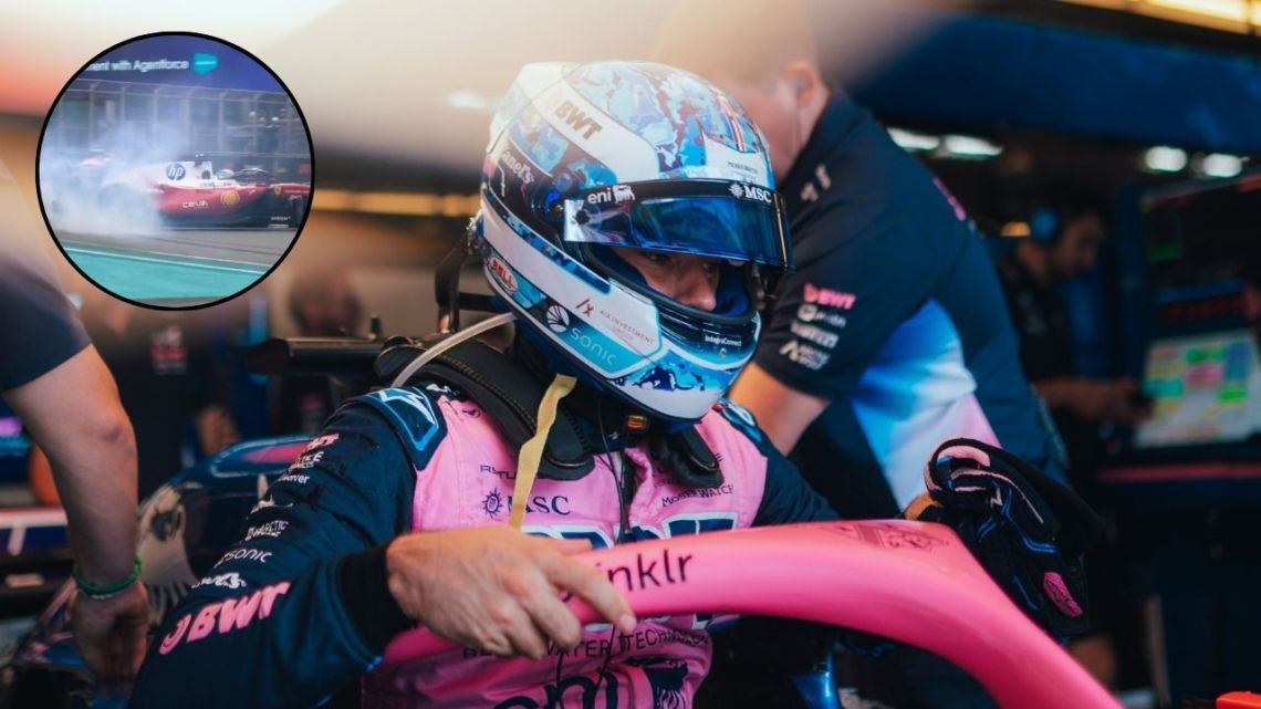 Franco Colapinto subió al 7° puesto del GP de Miami tras una sanción a Charles Leclerc