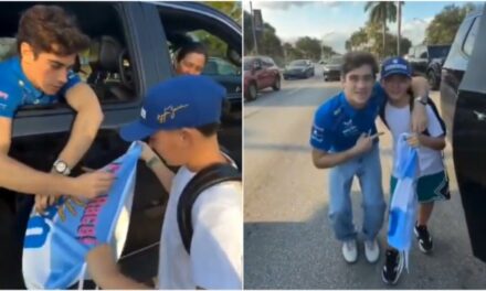 El emocionante gesto de Franco Colapinto con un pequeño fanático argentino que se volvió viral en redes