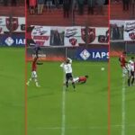 Un jugador de Patronato quedó en observación tras recibir una patada ante Chacarita
