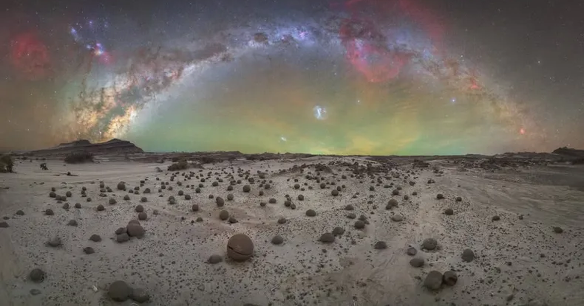 Distinguieron al astrofotógrafo que retrató una noche mágica en Ischigualasto